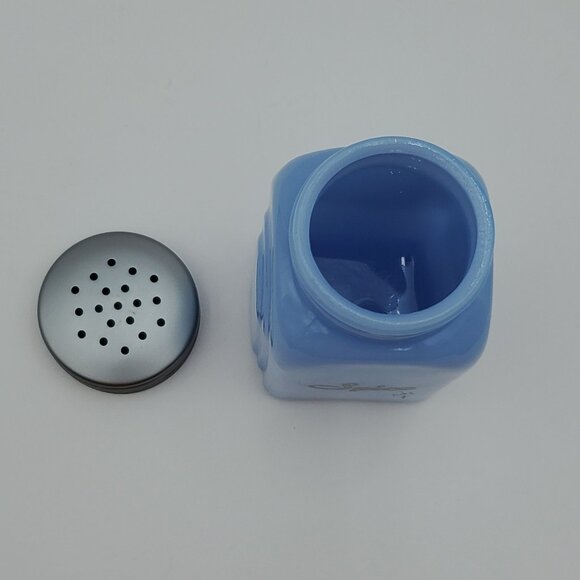 Delphite Blue Glass Cinnamon Shaker Arch Design Cinnamon Spice Jar with Lid - Picture 2 of 6